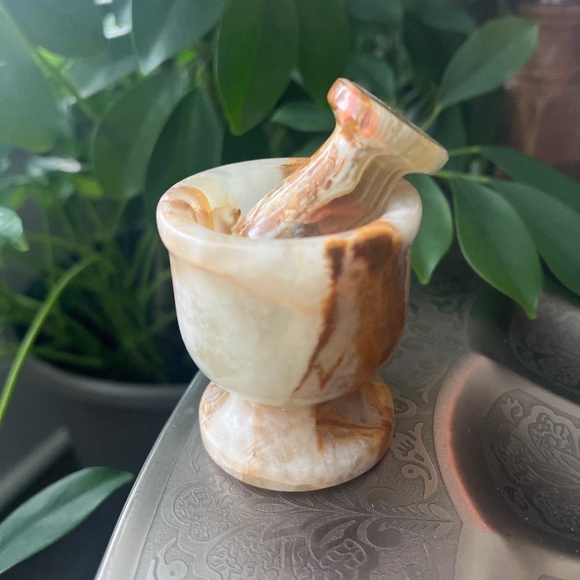 Onyx Mortar and Pestle - Picture 1 of 6